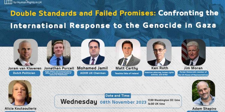 Webinar- Double Standards and Failed Promises: Confronting the International Response to the Genocide in Gaza
