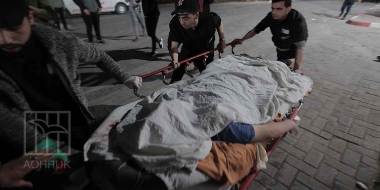 إعدام فلسطينيين أمام عائلاتهم بقطاع غزة