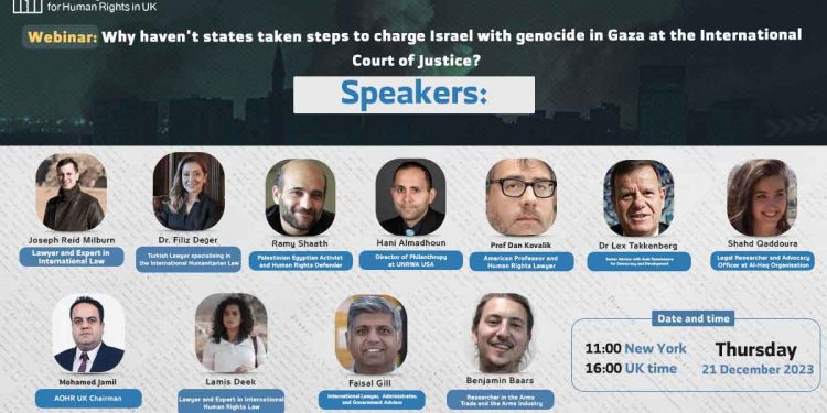 Panel Discussion: Why haven’t states taken steps to charge Israel with genocide in Gaza at the International Court of Justice?