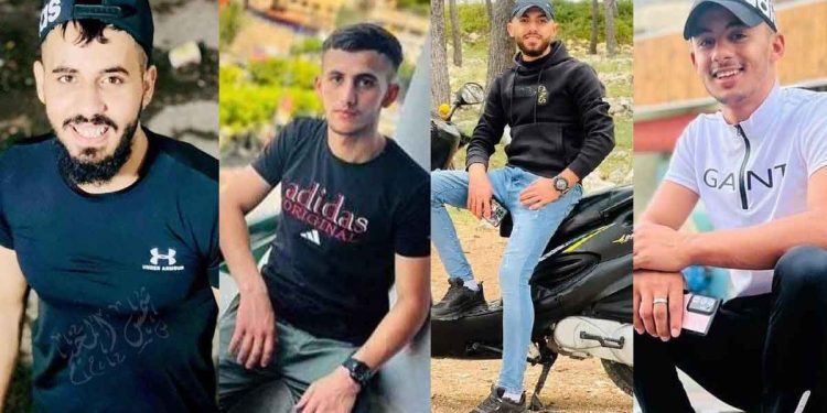 الاحتلال الإسرائيلي يعدم 4 فلسطينيين شمال الضفة