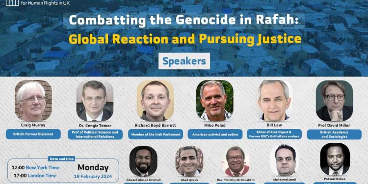 Webinar- Combatting the Genocide in Rafah: Global Reaction and Pursuing Justice