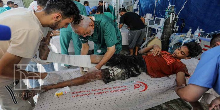 غزة.. مستشفى ناصر خارج الخدمة جراء حصار الاحتلال