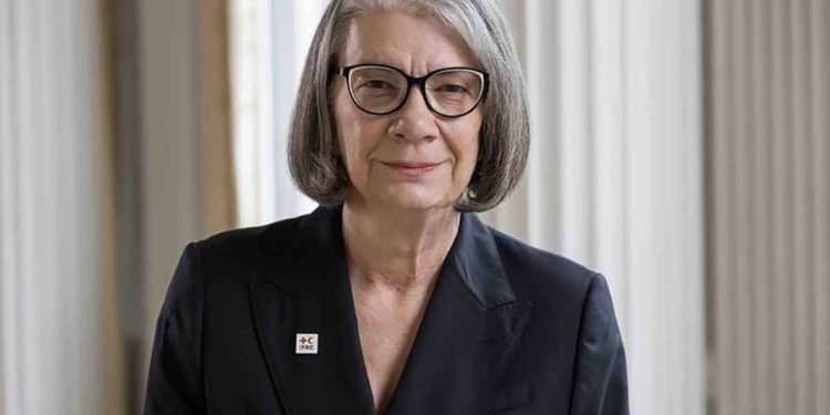 The president of the International Federation of Red Cross and Red Crescent Societies (IFRC) Kate Forbes