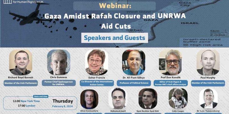 Webinar- Gaza Amidst Rafah Closure and UNRWA Aid Cuts