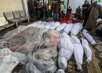 انتشل جثامين 50 فلسطينيا قتلهم جيش الاحتلال الإسرائيلي من مقبرة جماعية بمجمع ناصر الطبي