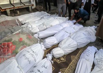 30 Palestinians killed in a bombing of a field hospital in Gaza