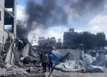 مجزرة المواصي غرب مدينة خان يونس