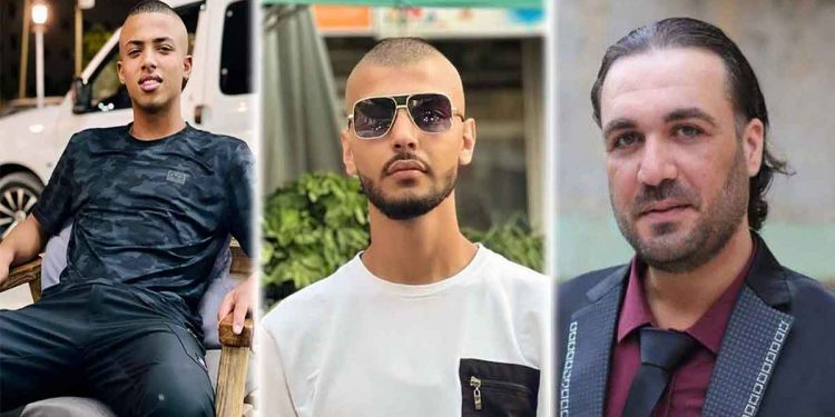 وقُتل كل من: عماد تيسير شريم (34 عاما)، ومعاوية الحج أحمد (23 عاما)، ووسيم عنبر (24 عاما)