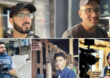 مجزرة مروعة.. الاحتلال الإسرائيلي يغتال 5 صحفيين وسط غزة
