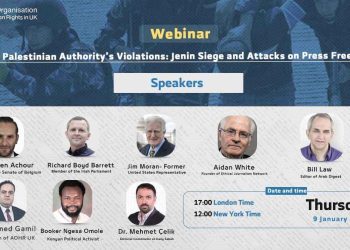 Webinar:-The Palestinian Authority’s Violations: Jenin Siege and Attacks on Press Freedoms