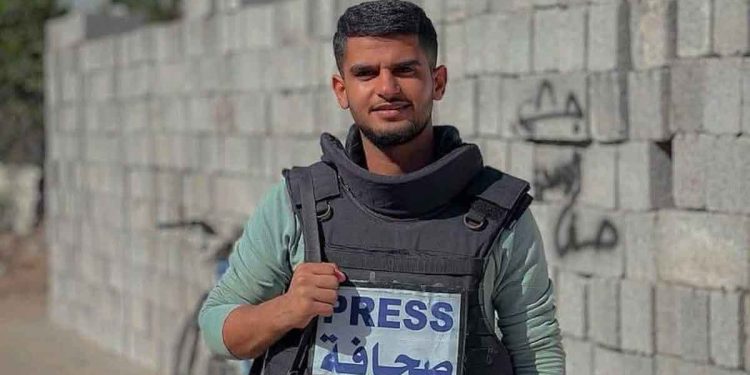 الصحفي سائد صبري نبهان مصور قناة الغد الفضائية