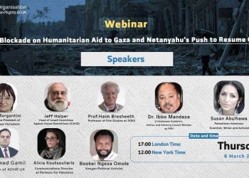 Webinar: Israel’s Blockade on Humanitarian Aid to Gaza and Netanyahu’s Push to Resume Genocide