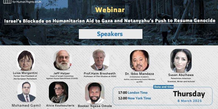 Webinar: Israel’s Blockade on Humanitarian Aid to Gaza and Netanyahu’s Push to Resume Genocide