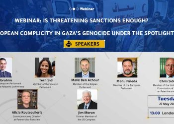 Webinar: Is Threatening Sanctions Enough? European Complicity in Gaza’s Genocide Under the Spotlight