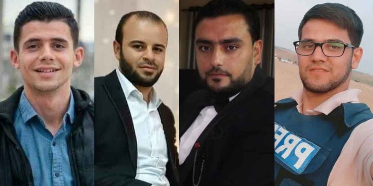 الاحتلال يقتل 4 صحفيين في استهداف ساحة المستشفى المعمداني
