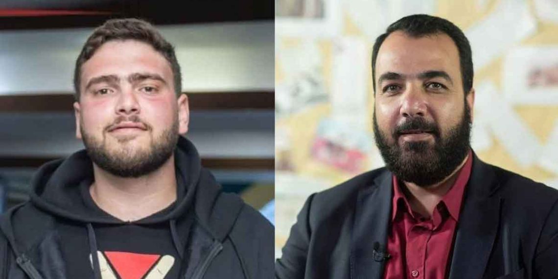 Detainee Khaled Al-Jahni and detainee Abdul Rahman Abu Sharkh