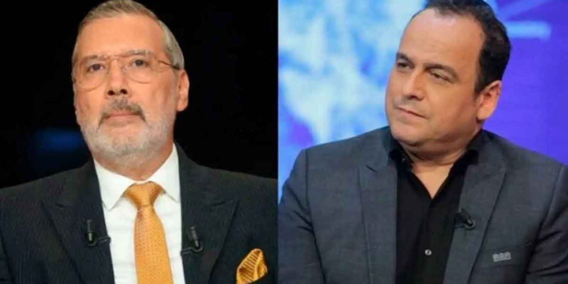 Tunisian journalists Mourad Zghidi and Borhane Bsaies