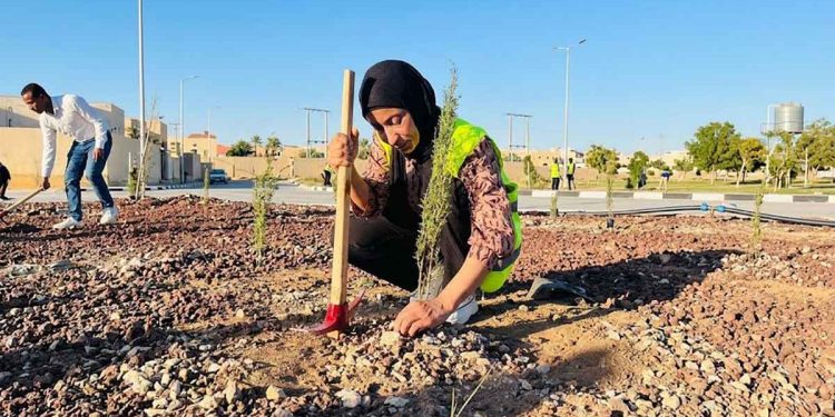 الناشطة الاردنية الزراعية نبيلة الحشوش
